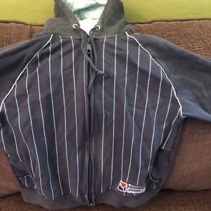 Vintage hooded PUMA crop sweatshirt jacket